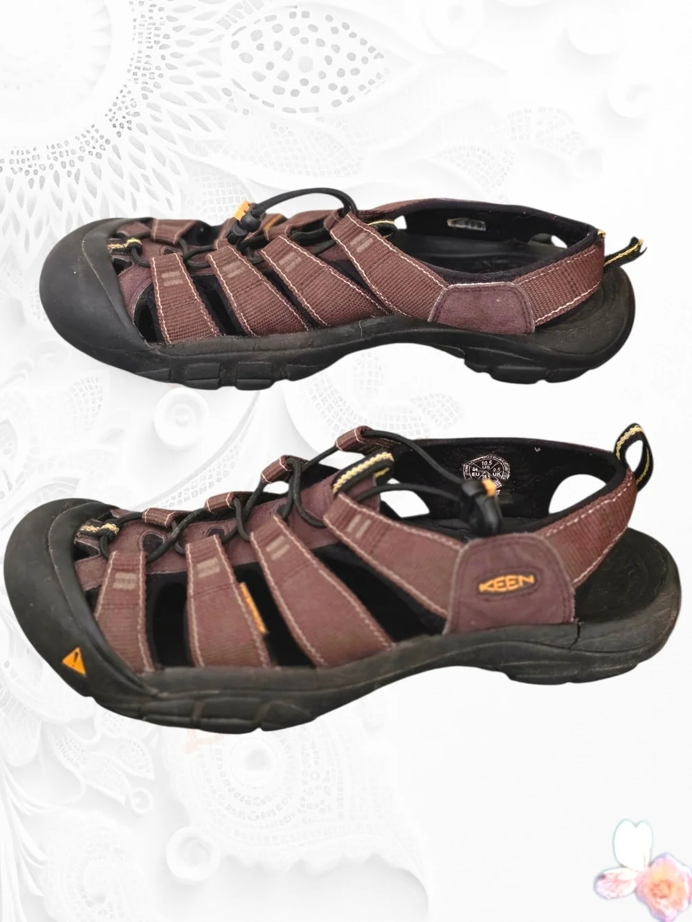 1x FINAL PRICE KEEN Newport H2 Brown Sport Sandals Closed Toe Hiking Men's 10.5